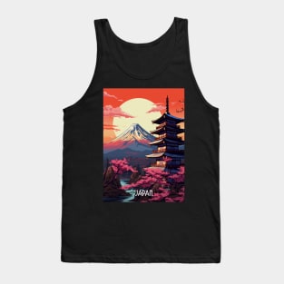 Japan Fuji Art Tank Top